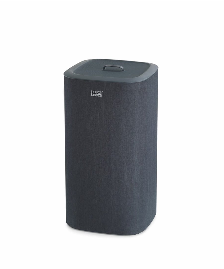 Tota 60L Wäschekorb, schwarz/ blau