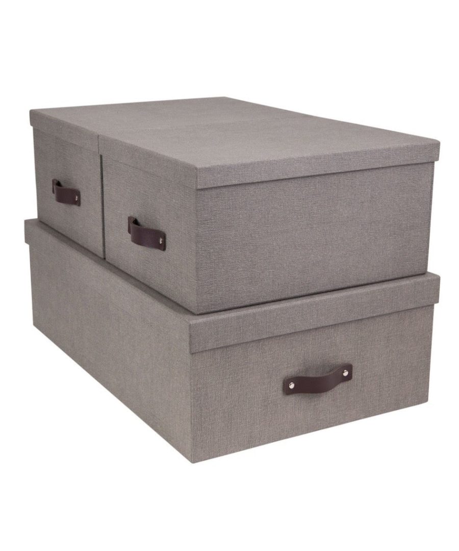 Inge Aufbewahrungsboxen 3er - Set, grau #2