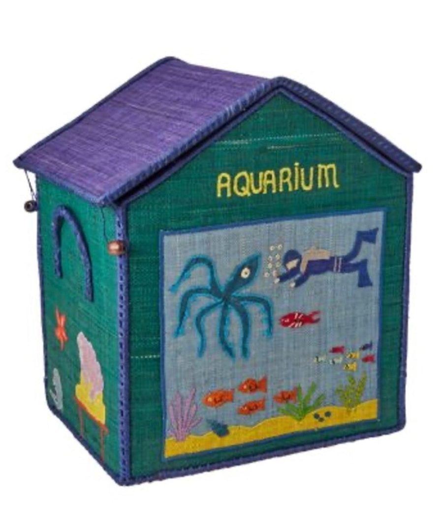 Raffia Aufbewahrungshaus - 'Vacation Theme' - M