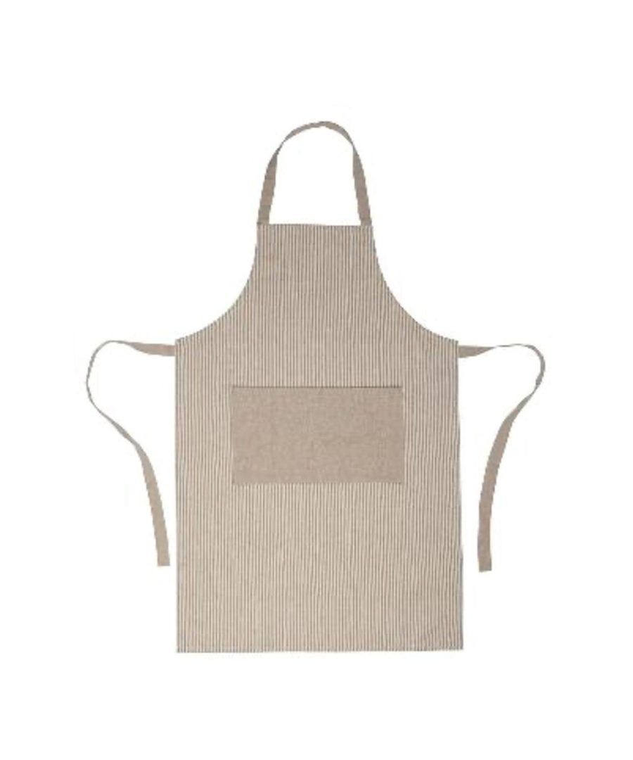 Küchenschürze Beige