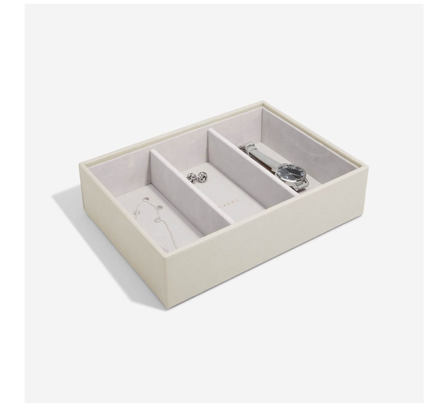 Schmuckschatulle "Classic" 3-Section Box sand