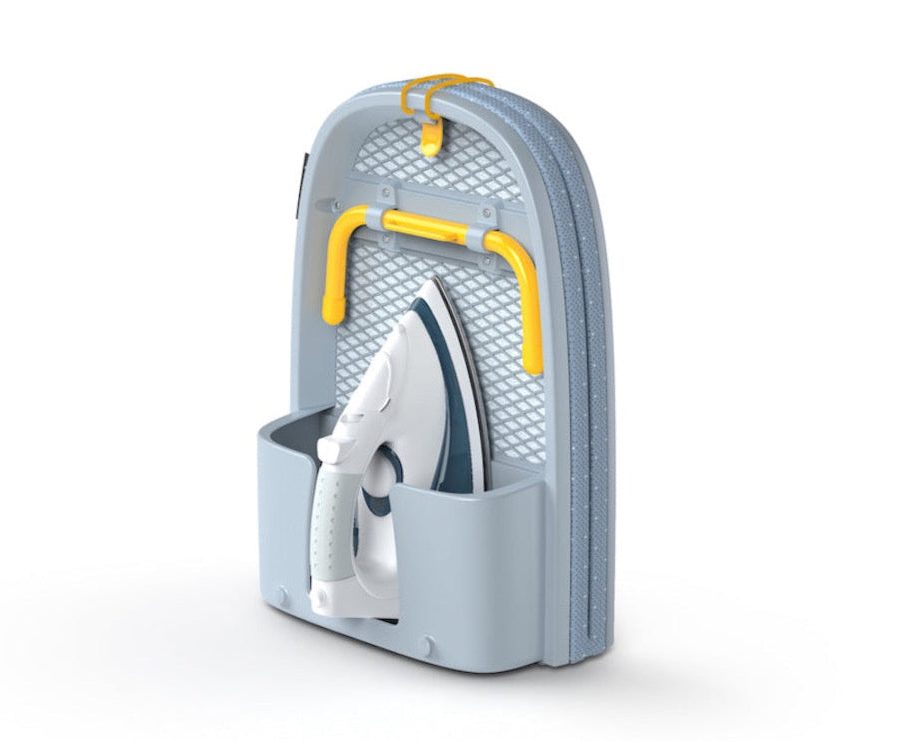 Pocket Klappbares Tisch-Bügelbrett, grau