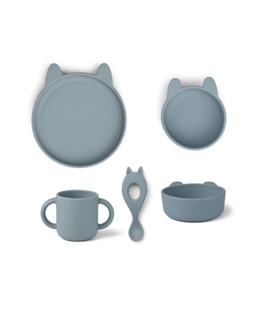 Vivi Silikongeschirr 4er - Set, Rabbit