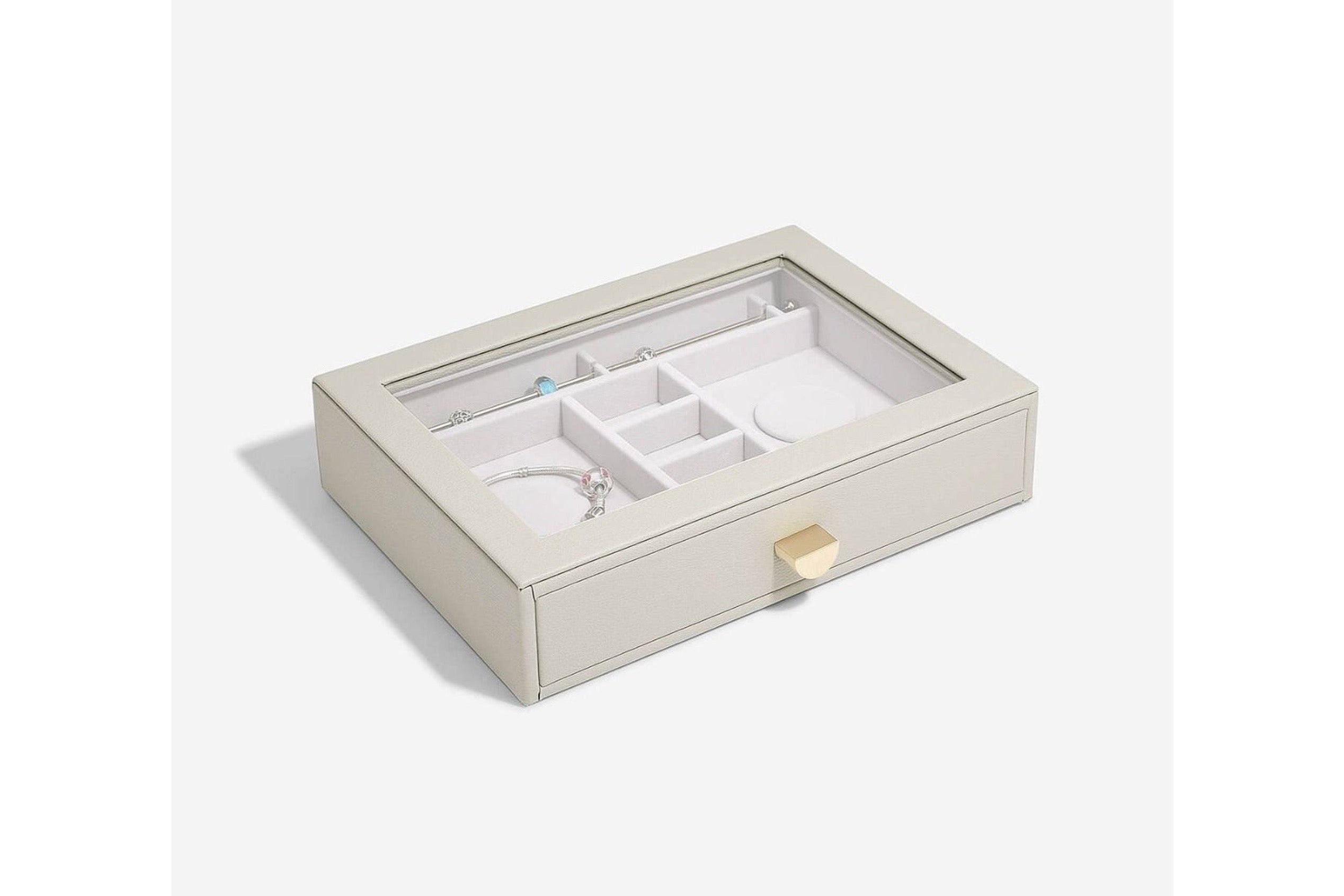 Schmuckschublade Classic Charm mit Glasdeckel