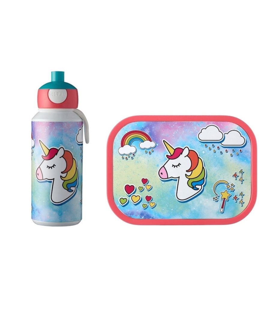 Brotdose Campus mit Bento- Einsatz - Einhorn