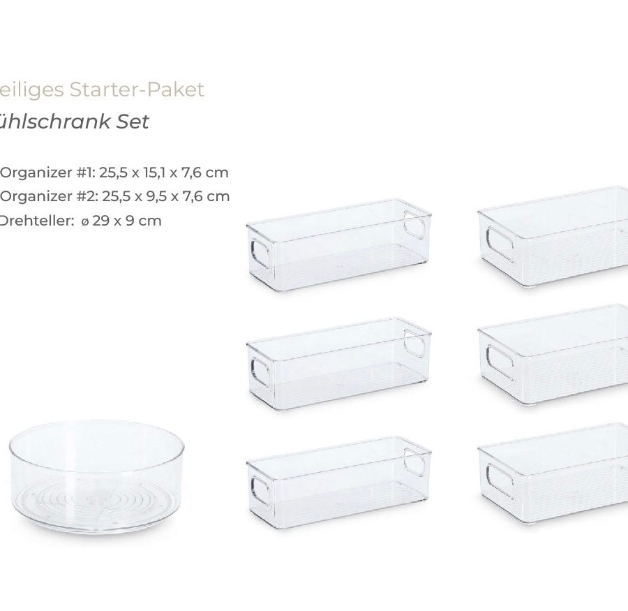 Kühlschrank Set 7-teilig