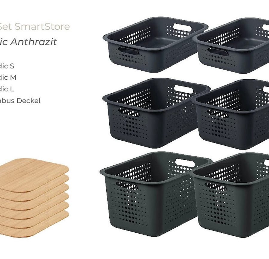 Aufbewahrungsbehälter Nordic 12er Set