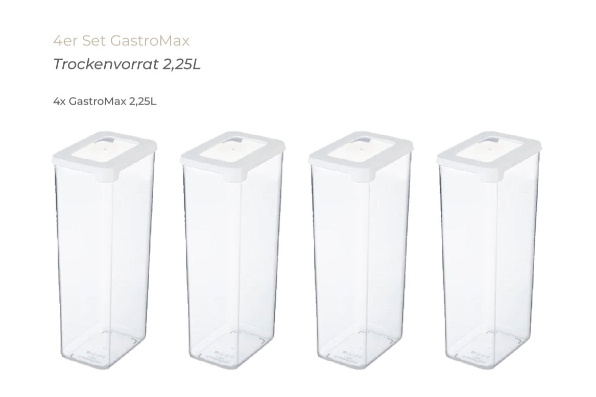 Trockenvorratsbehälter 2,25 L - 4er-Set - Image 4