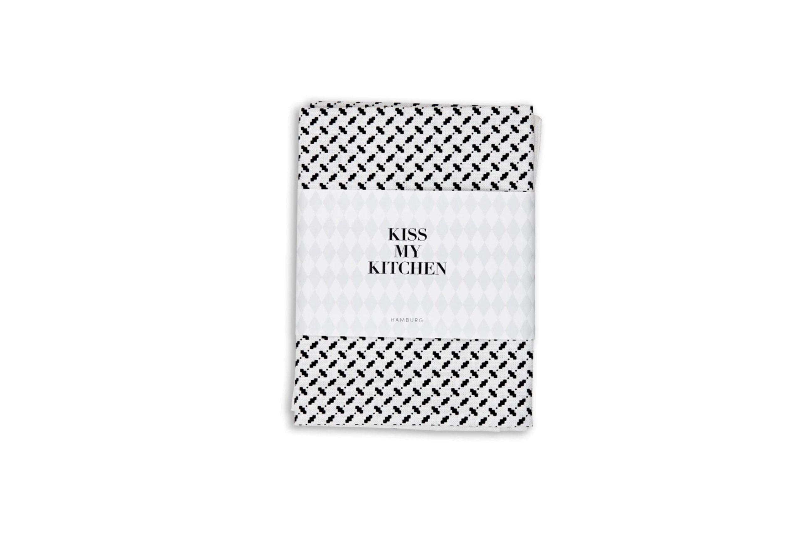 Geschirrtuch PALI PUR WHITE BLACK