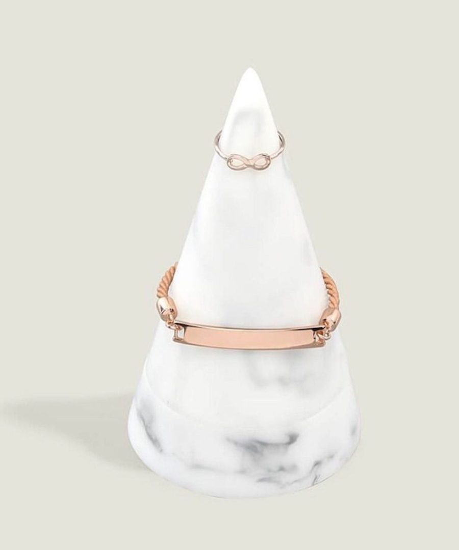 Schmuckaufbewahrung Ringhalter Peak Marmor Optik