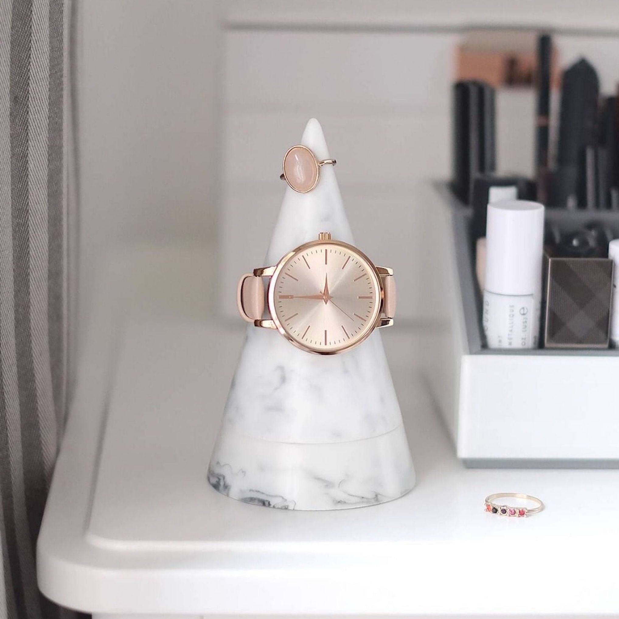 Schmuckaufbewahrung Ringhalter Peak Marmor Optik - Image 2