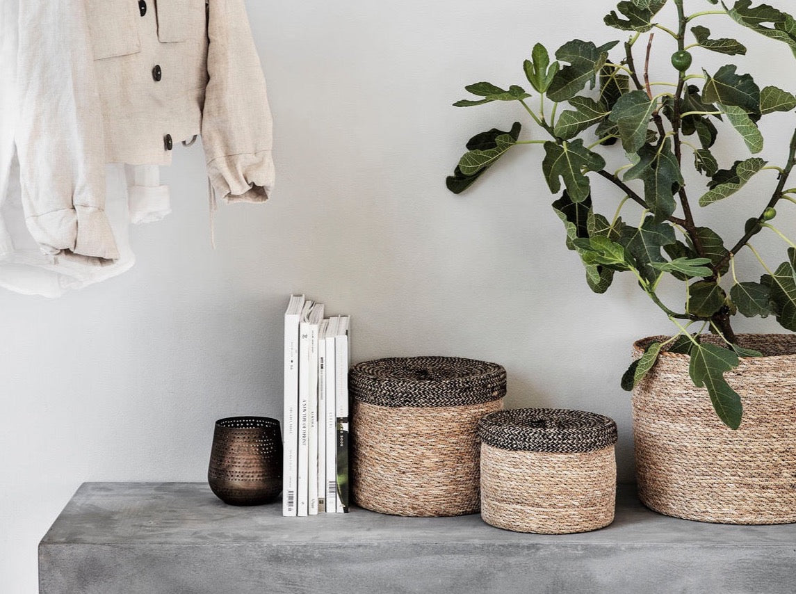 Premium Woven Storage Basket Set