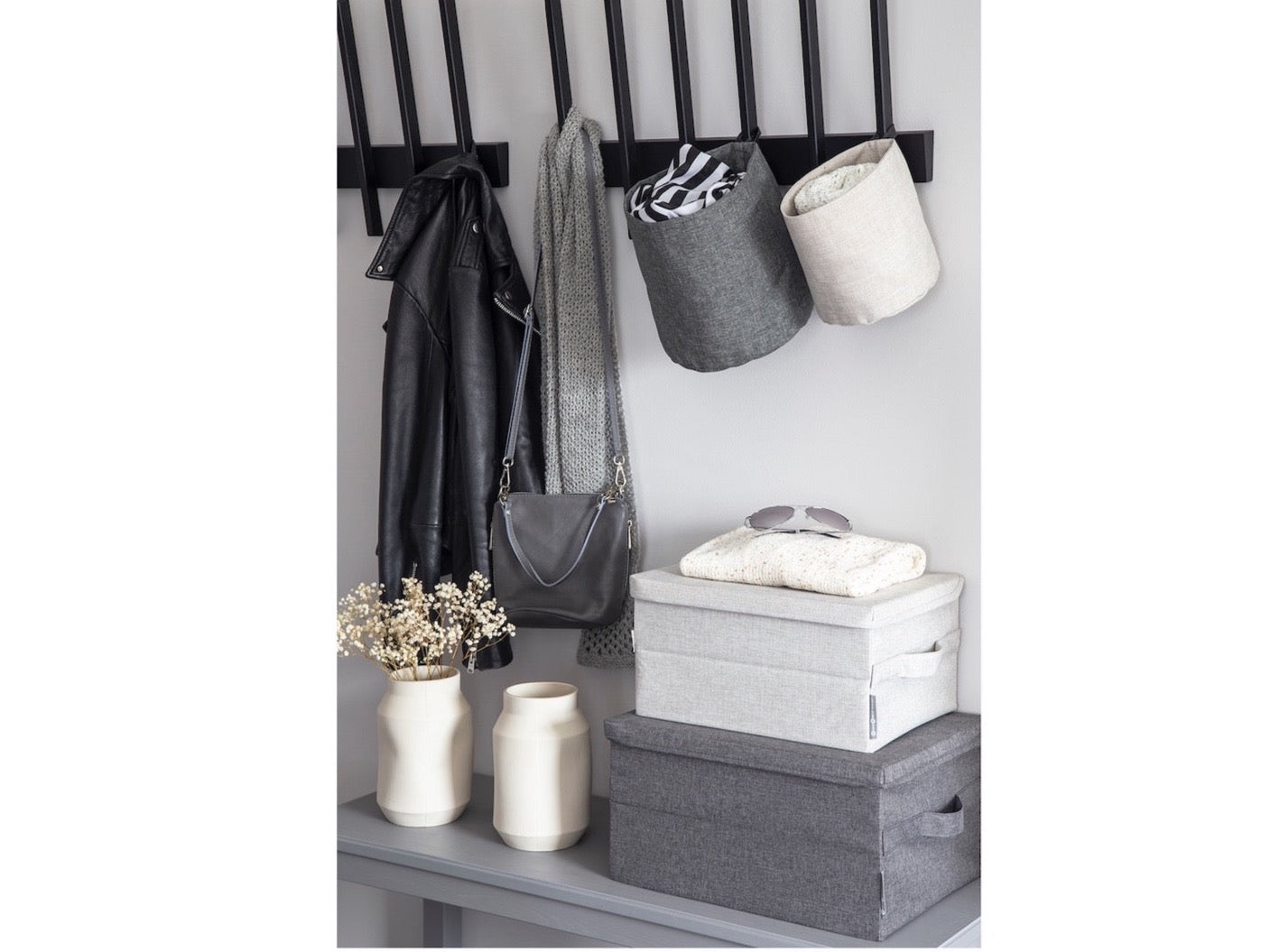 Elegant Fabric Storage Basket