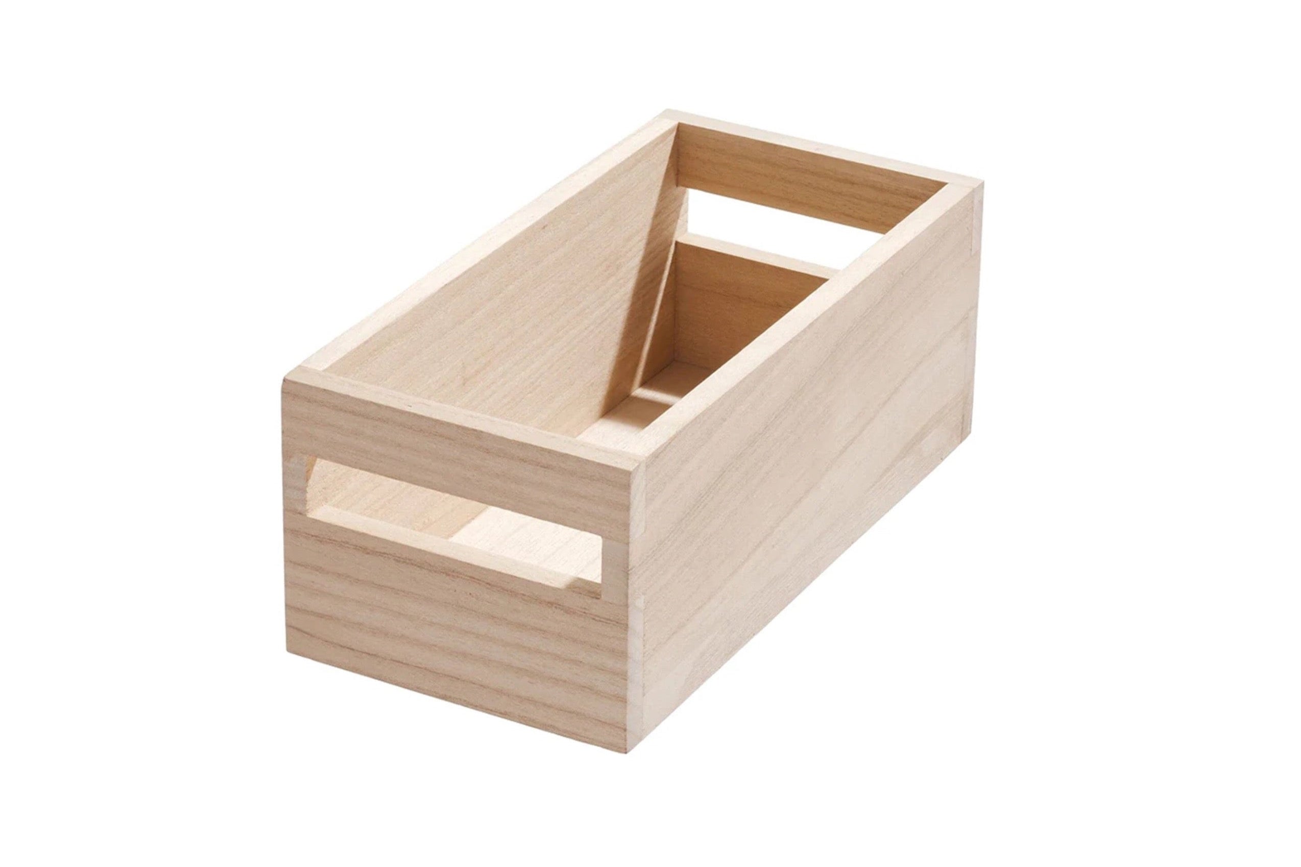Premium Natural Wood Storage Crate